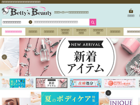 'bettysbeauty.jp' screenshot