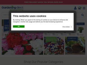 'gardeningdirect.co.uk' screenshot