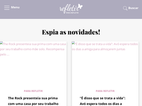 'refletirpararefletir.com.br' screenshot