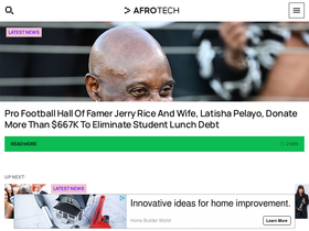 'afrotech.com' screenshot