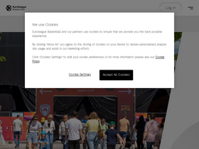 'euroleaguebasketball.net' screenshot