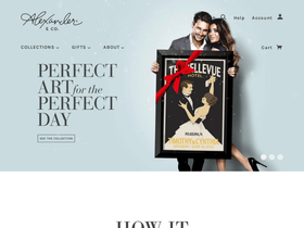 alexanderandco.com homepage screenshot