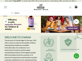 'charak.com' screenshot