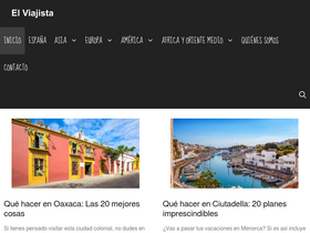 'elviajista.com' screenshot