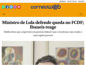 'correioweb.com.br' screenshot
