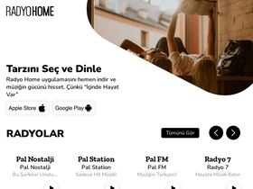 'radyohome.com' screenshot