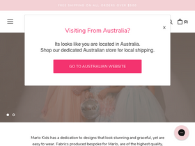 Marlo Kids homepage screenshot