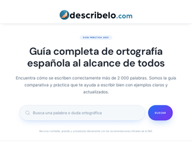 'describelo.com' screenshot