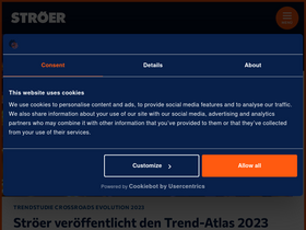 'stroeer.de' screenshot