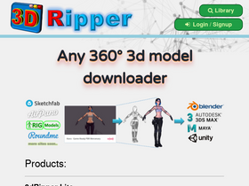 '3dripper.com' screenshot