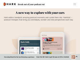'harkaudio.com' screenshot