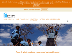 'azimpremjifoundation.org' screenshot