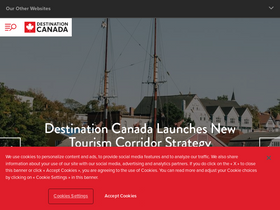 'destinationcanada.com' screenshot