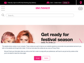 'alanhoward.co.uk' screenshot