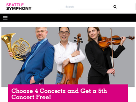'seattlesymphony.org' screenshot
