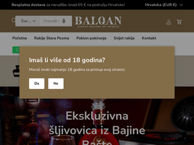 balqan.com homepage screenshot