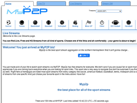 Myp2p best sale live tv