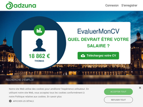 'adzuna.fr' screenshot