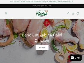 freshhalalmart.com homepage screenshot