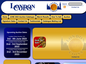 'londoncoins.co.uk' screenshot