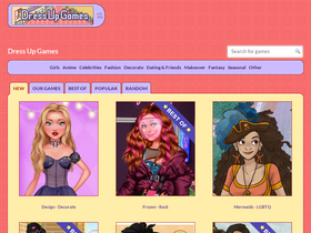'dressupgames.com' screenshot