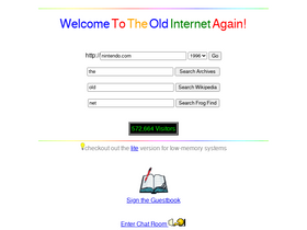 'theoldnet.com' screenshot