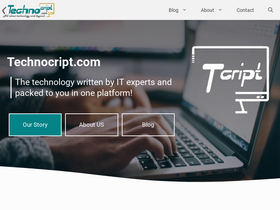 'technocript.com' screenshot