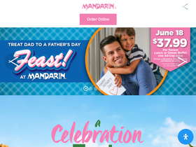 'mandarinrestaurant.com' screenshot