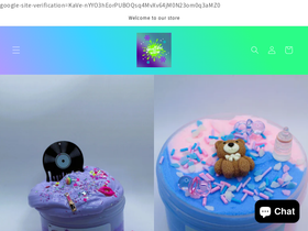 goodvibesslime.com homepage screenshot