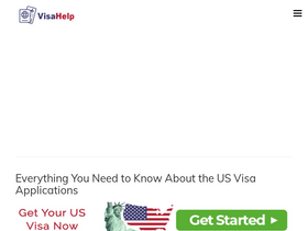 'visahelp.us.com' screenshot