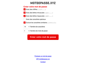 'motdepasse.xyz' screenshot