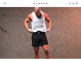 EVDNCE homepage screenshot