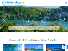 'kiddieholidays.co.uk' screenshot