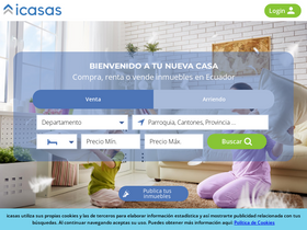 'icasas.ec' screenshot