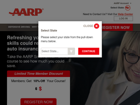 'aarpdriversafety.org' screenshot
