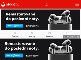 'jablickar.cz' screenshot