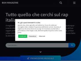 'bohmagazine.it' screenshot