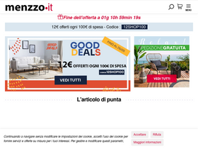 'menzzo.it' screenshot