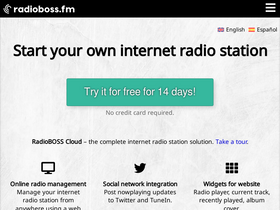 'radioboss.fm' screenshot