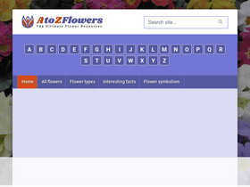 'atozflowers.com' screenshot