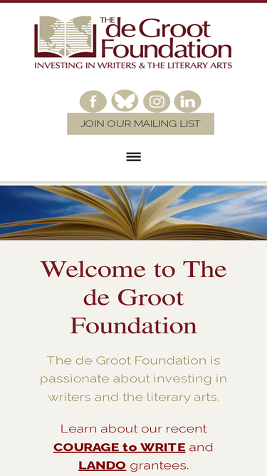 degrootfoundation.org