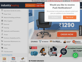 'industrybuying.com' screenshot