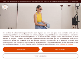 'lecollectifdeslunetiers.fr' screenshot