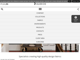 'aldeco.pt' screenshot