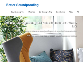 'bettersoundproofing.com' screenshot