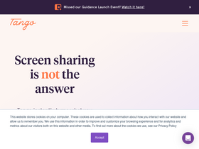 'tango.us' screenshot