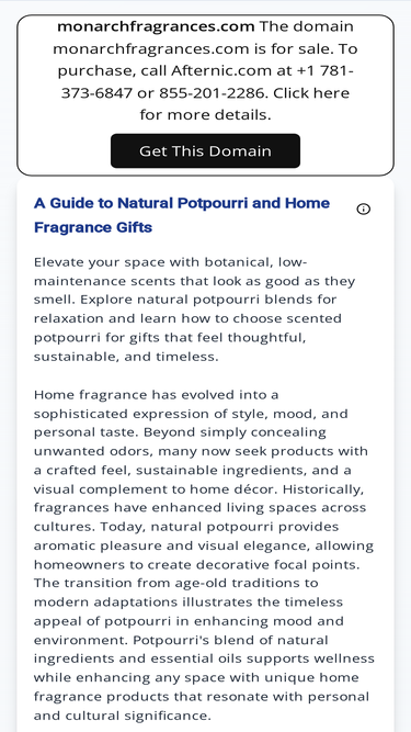 monarchfragrances.com