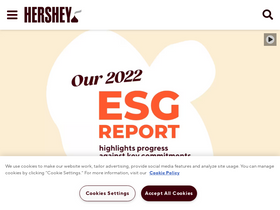 'thehersheycompany.com' screenshot
