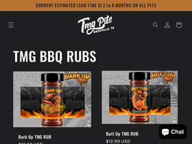 tmgpits.com homepage screenshot