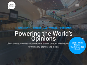 'civicscience.com' screenshot